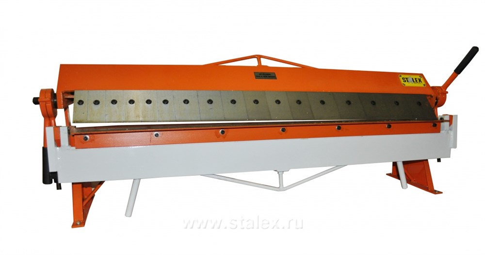Фото 45 - Станок листогибочный ручной сегментный  STALEX W1.5x1260A.